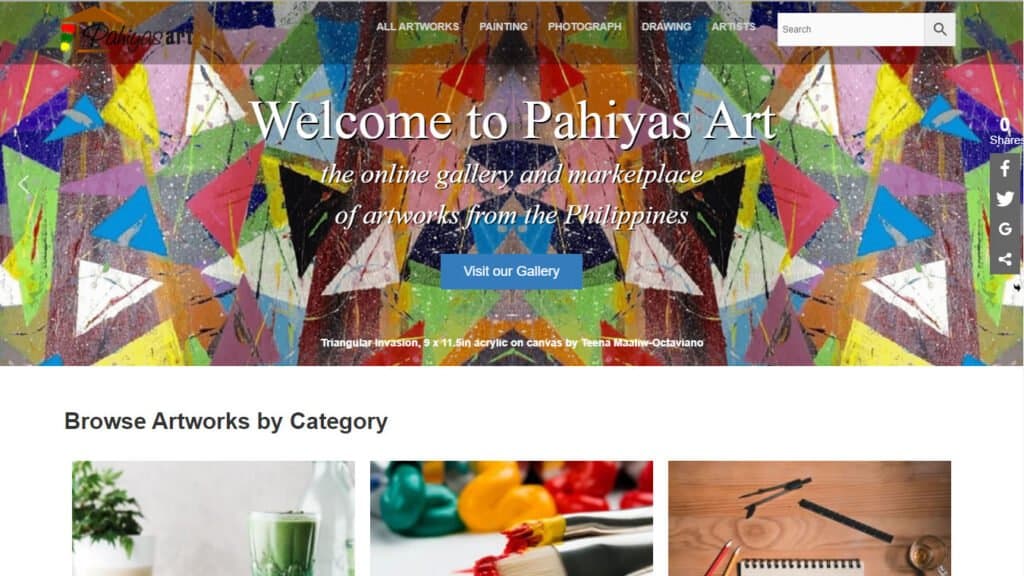 Pahiyas Art - online marketplace of Philippine art - https://pahiyasart.com